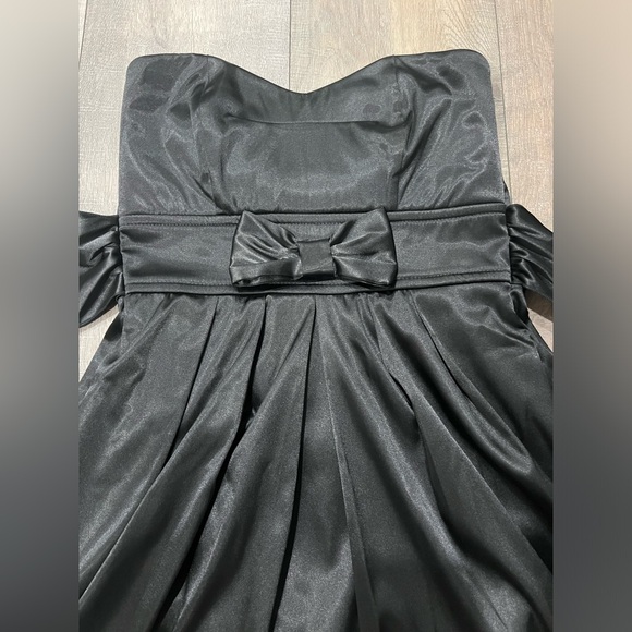 Rubyrox Strapless Black Dress Size 7 - Picture 8 of 8